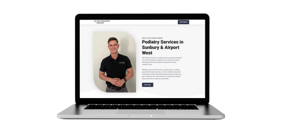 A computer screen showing a website preview